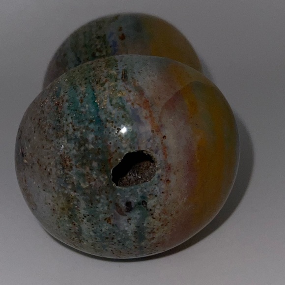 Ocean Jasper carved Mushroom A. - Picture 12 of 12